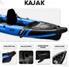 SKINHAWK Prestige Kajak 400 – Zweier-Kajak in Blau – Set Produktbild-Vorschau 2