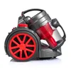 A gray and red upright vacuum cleaner is displayed against a white background. Náhled obrázku produktu