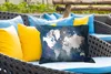 MuchoWow® Outdoor Kissen - Weltkarte - Sternenhimmel - Produktbild-Vorschau 4