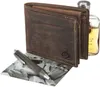 Geldbörse Herren Leder braun VINTAGE Portemonnaie Produktbild-Vorschau 31