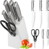 classbach® Messerblock mit Messer - 7 tlg. Messer Set inkl. Produktbild-Vorschau 1