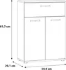 Forte NIKO Kommode 60, Skandi-Kommode, 2-türig, 1 Produktbild-Vorschau 6