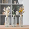 3er Set Vase Glas Klar Gold H14cm Blumenvase Transparent Produktbild-Vorschau 4