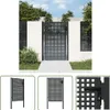 A collage of images showing a garden gate and its details. Produktbild-Vorschau