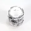 Teelichthalter Birkenoptik weiß Ø8cm H9cm Holzstruktur Ton Produktbild-Vorschau 1