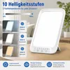 Tageslichtlampe 20000 Lux, LED Lichttherapielampe UV-frei Produktbild-Vorschau 3