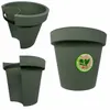 Benza Regenrohr Blumentopf Grün – 3er-Set – Ø 23,5 x 21 cm Produktbild-Vorschau 5