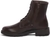 A side view of a brown leather boot. Produktbild-Vorschau