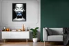 MuchoWow® Gerahmtes Poster Frau - Schmetterling - Blau Produktbild-Vorschau 6
