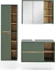 A set of three bathroom furniture pieces displayed against a white background. Produktbild-Vorschau
