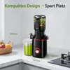 AMZCHEF Entsafter 160W, Großer 108 mm Einfüllschacht, Produktbild-Vorschau 11