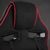 SENSE7 Gaming stoel, stof, zwart-rood - Ergonomische Productafbeelding-voorbeeld 10