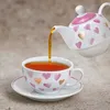 Tea for One Tee Set Herzen rosa gold Produktbild-Vorschau 6