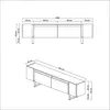 Skye Decor, Yildiz - White, Silver, TV-Schränke, Weiß, 180 Produktbild-Vorschau 7