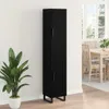 vidaXL Credenza nera look rovere 34,5 x 34 x 180 cm Anteprima dell’immagine prodotto 4