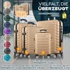 tillvex® Sada cestovních kufříků 4-TLG. + váha na Náhled obrázku produktu 5