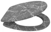 Sedile WC SANILO® con meccanismo Soft-Close Grigio marmo Anteprima dell’immagine prodotto 4