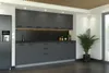 ULWEHOME | Küchenzeile 260 cm Anthrazit, Küchenmöbel-Set Produktbild-Vorschau 1