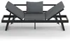 home24 Loungesofa - Aluminium / Polyester - Grau / Produktbild-Vorschau 8