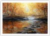 Poster - Poster ohne Rahmen - Bach Park Baum - 100x70 cm - Produktbild-Vorschau 1
