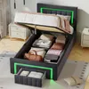 okwish Polsterbett 90x190 Jugendbett mit LED Produktbild-Vorschau 5