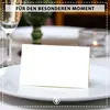 50 Tischkarten Blanko Weiß – Platzkarten zum Beschriften Produktbild-Vorschau 2
