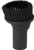 A black vacuum cleaner nozzle brush with bristles. Produktbild-Vorschau