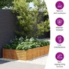 vidaXL Hochbeet 579x100x36 cm Cortenstahl Náhled obrázku produktu 5