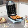 Giles Mini Treat Maker 3v1 vaflovač 650 W, pastelově modrý Náhled obrázku produktu 3