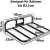 Frontgepäckträger Fahrrad Gepäckträger vorne Schwarz Träger Produktbild-Vorschau 9