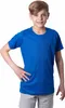 Mivaro Jungen Sportshirt kurzarm in Blau - atmungsaktives Produktbild-Vorschau 2