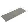 vidaXL Stufenmatten 15 Stk. 65x21x4 cm Weiß und Grau -  Produktbild-Vorschau 10