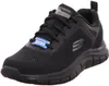 A black Skechers men's sneaker is shown from a side angle on a white background. Anteprima dell’immagine prodotto
