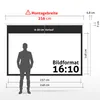 ESMART Professional MIROLO Rollo-Leinwand 237 x 148 cm Produktbild-Vorschau 2