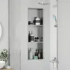 vidaXL Sprchový kút strieborný 90 x 30 x 9,5 cm nerezová Náhľad obrázku produktu 4