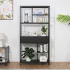 FATIVO Bibliothèque Étagère avec 6 Tablettes et 2 Tiroirs – Voir les images du produit 6