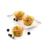 Silikomart SF023, Muffin-Backform, Rechteckig, 0,6 l, Rot, Produktbild-Vorschau 3