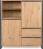 Highboard Denver | Artisan Oak / anthrazit | Industrial Produktbild-Vorschau 8