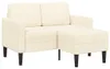 vidaXL 2-osobowa sofa z szezlongiem w kształcie litery L Podgląd zdjęcia produktu 8