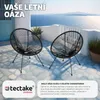 sada 2 zahradních židlí Santana Retro design ve stylu Náhled obrázku produktu 5