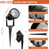 4 Stück 6W Garten LED Strahler RGB Warmweiß Außen Produktbild-Vorschau 3