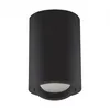 A black cylindrical ceiling light fixture with a white light source visible at the bottom. Produktbild-Vorschau
