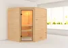 Karibu Sauna Innensauna Mia Eckeinstieg  ohne Zubehör Produktbild-Vorschau 1