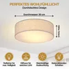MONZANA® Plafonnier Ciel étoilé Rond Ø 30cm Abat-jour Tissu Voir les images du produit 2