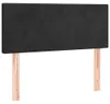 vidaXL Čelo postele černé 80x5x78/88 cm Velvet Náhled obrázku produktu 1