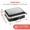 Clatronic KG 3487 - Edelstahl - Quadratisch - Edelstahl Náhled obrázku produktu 9