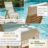 CalmyBEACH Schonbezug Gartenstuhl Hochlehner 130x60cm - Produktbild-Vorschau 2