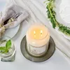 Village Candle Kerze Dolce Delight 10 x 15 cm Wachs Creme Produktbild-Vorschau 5