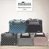 A collection of sewing machine bags with polka dot patterns in various colors. Produktbild-Vorschau