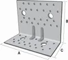 Simpson AG922 Zuganker Winkelverbinder 121x79x150 mm Produktbild-Vorschau 6